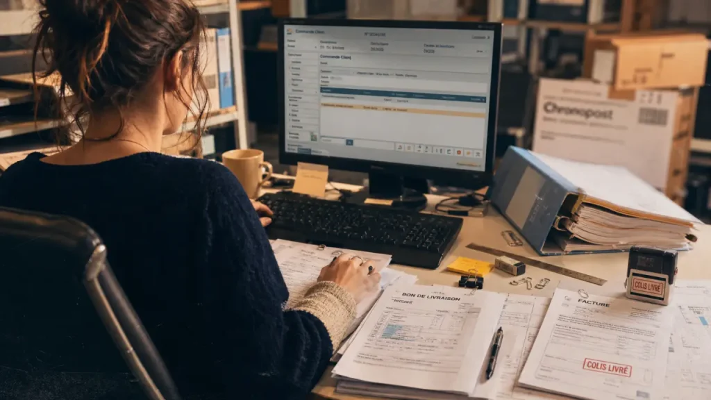 Assistante ADV c est quoi : saisie commandes, factures, colis livrés
