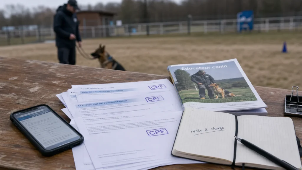 Formation educateur canin cpf : réduire le reste à charge avec AIF et aides régionales