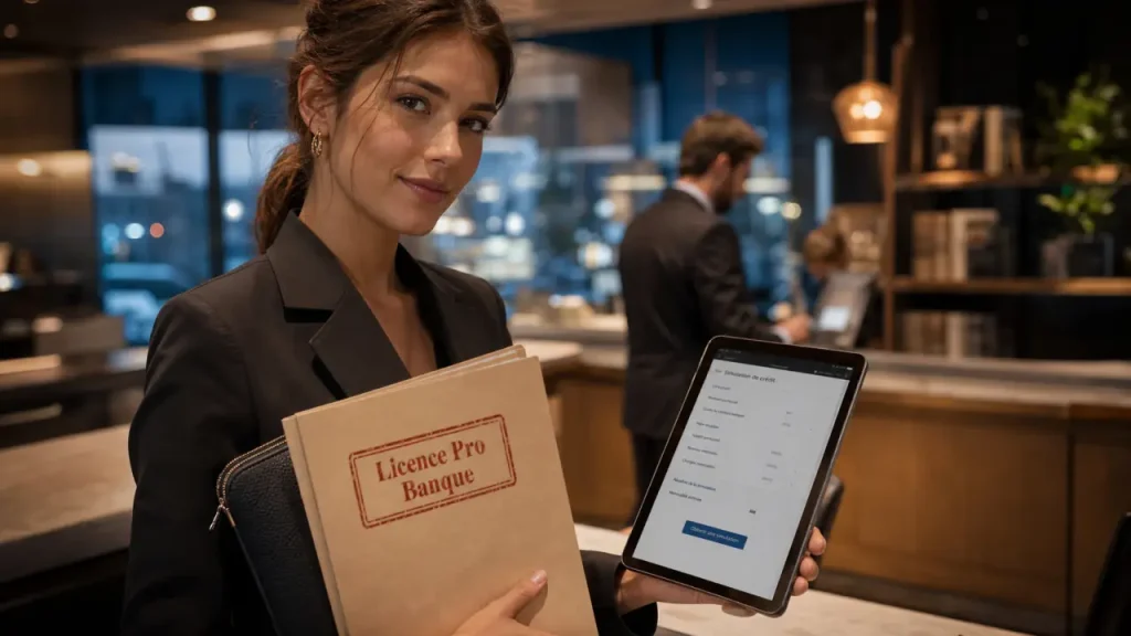 Licence professionnelle banque assurance : chargée de clientèle en agence bancaire