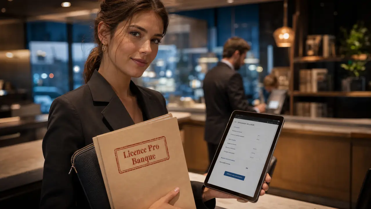 Licence professionnelle banque assurance : chargée de clientèle en agence bancaire