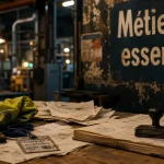 Top 10 des métiers que personne ne veut faire : métiers essentiels, atelier industriel et documents de travail