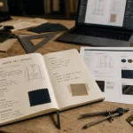 Créatif métier : design numérique et artisanat, carnet et interface imprimée en atelier