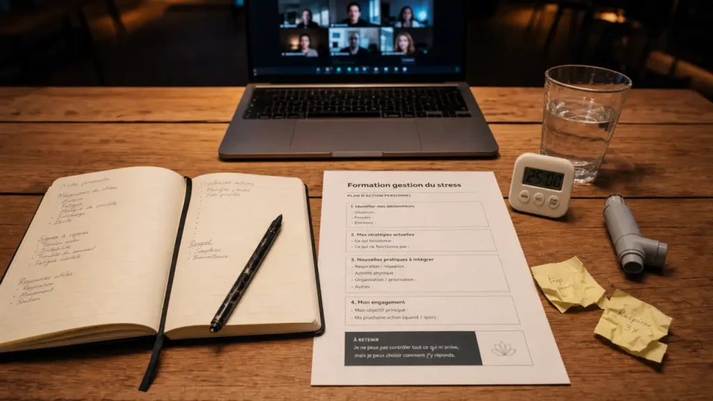formation gestion du stress lyon, 21 heures en présentiel à Lyon