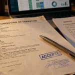 Modèle de convention de formation avec mentions obligatoires et Qualiopi