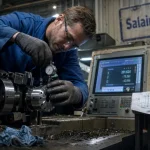Salaire tourneur fraiseur 2 275 € brut par mois en atelier CNC