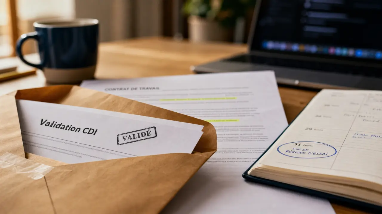 validation periode d'essai cdi avec date de fin