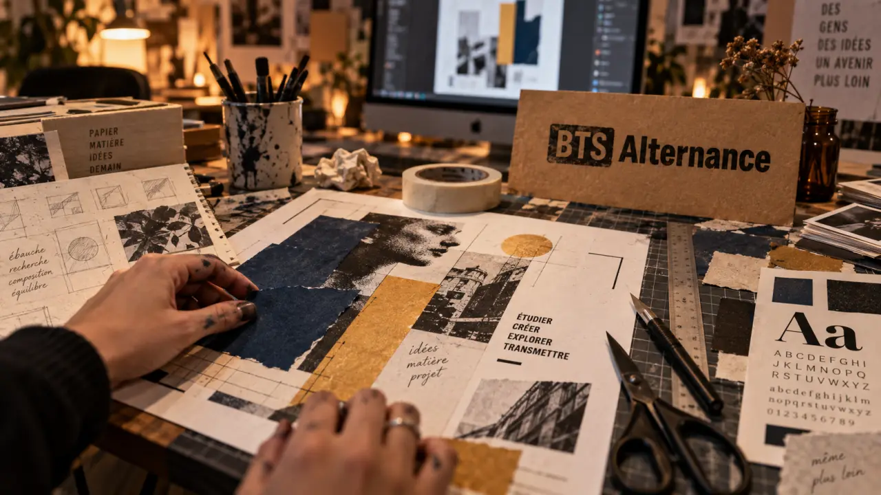 BTS design graphique alternance : atelier, maquettes et Figma