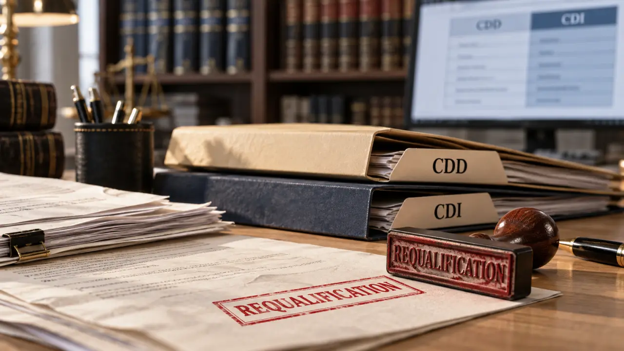 CDD CDI difference duree et risque de requalification de contrat