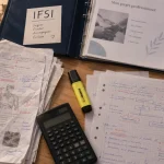 Concours infirmier préparation : annales, surligneur et calculatrice pour écrit et oral