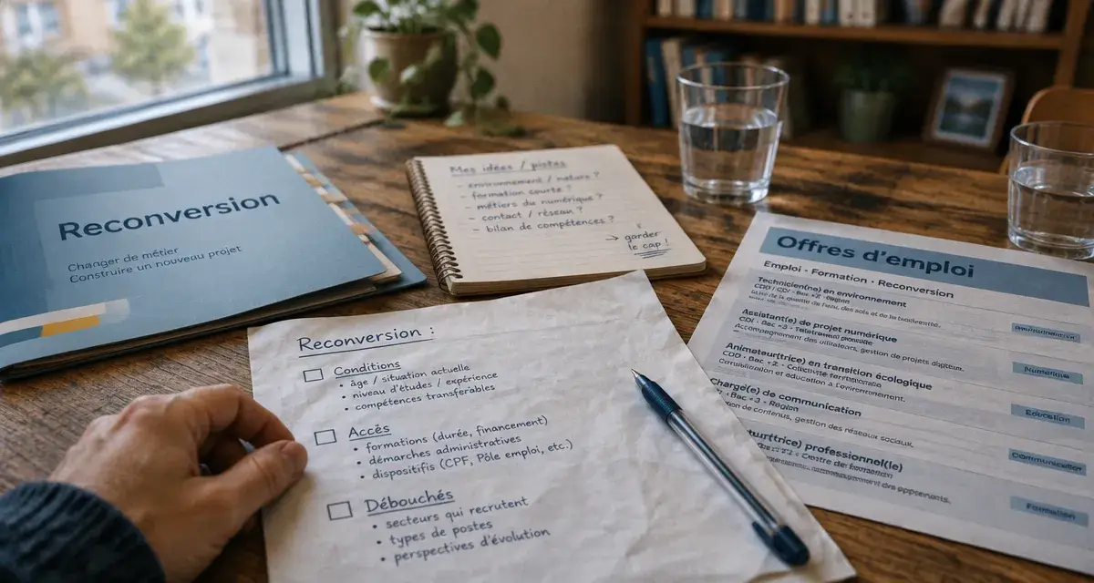 Idée reconversion professionnelle : 4 voies à tester avant formation