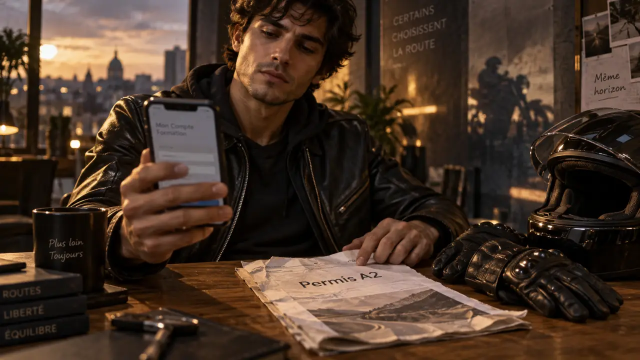 permis moto cpf 2025 : smartphone Mon Compte Formation et permis A2
