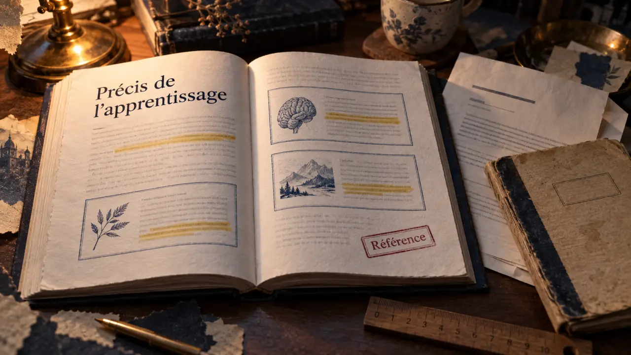 Précis de l’apprentissage : plan, contenu et usage
